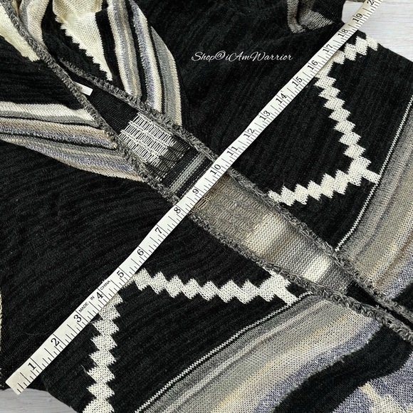 Free People Aztec pattern hooded duster cardigan sweater *sho@iamwarrior - Picture 6 of 10